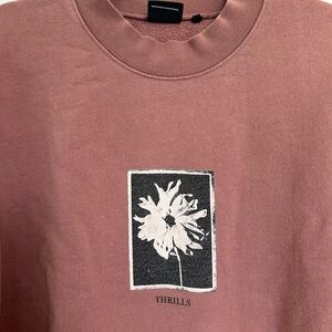 Thrills Dusty Rose Graphic Sweatshirt